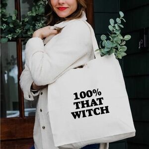 100% That Witch tote bag